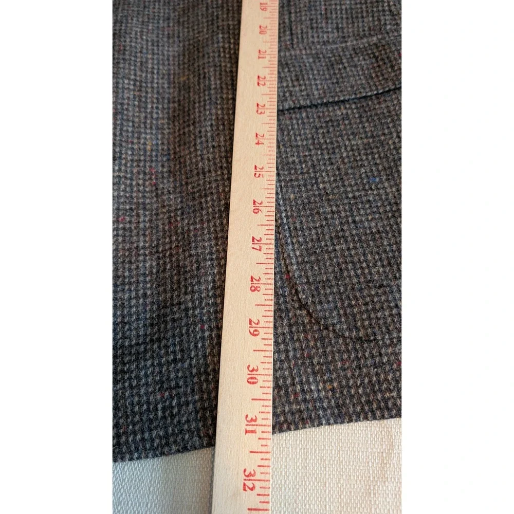 Vintage ARNOLD PALMER 1980's Jacket Men Brown Multicolor Wool Blend Size 2XL